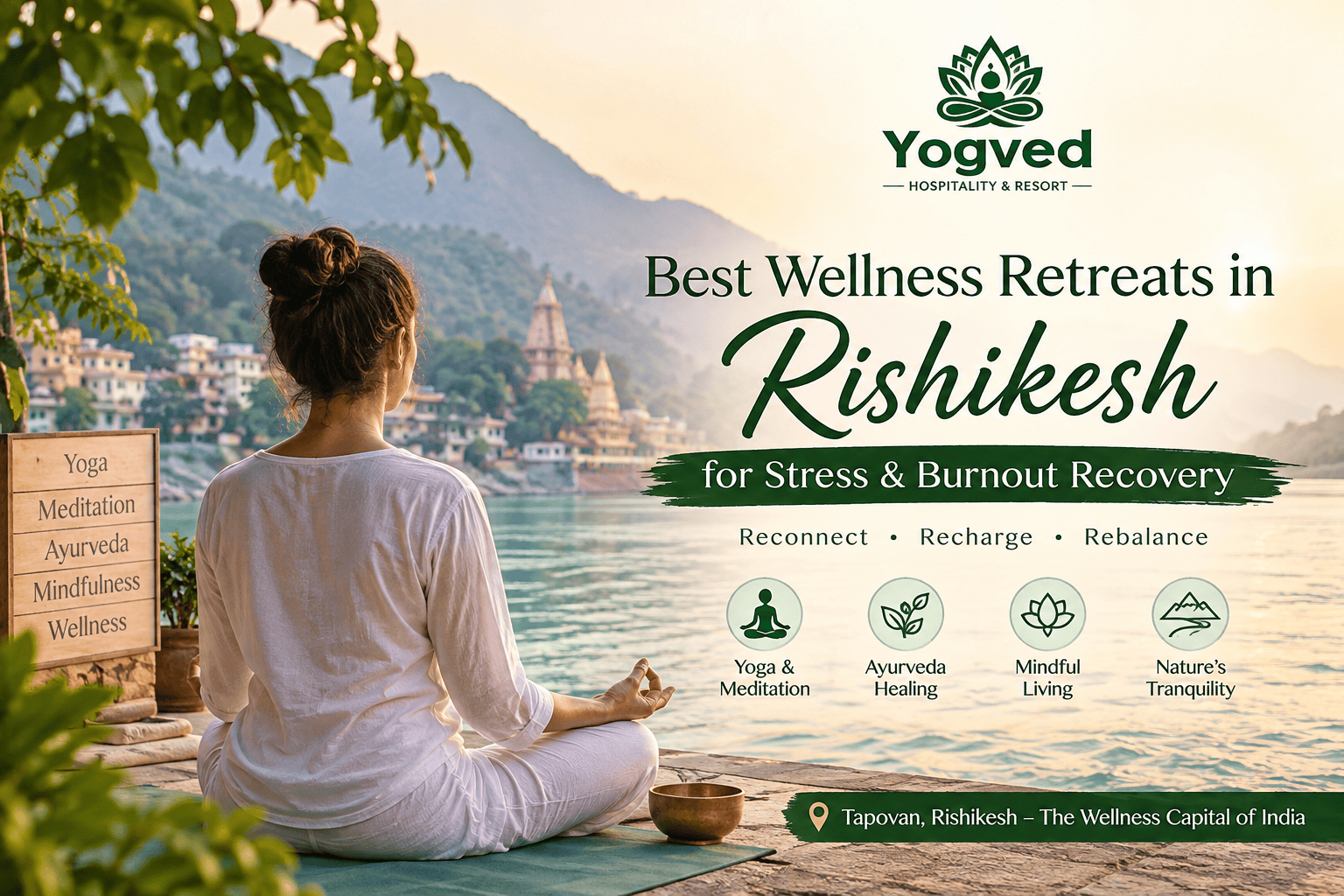 Best Wellness Retreats in Rishikesh for Stress & Burnout Recovery