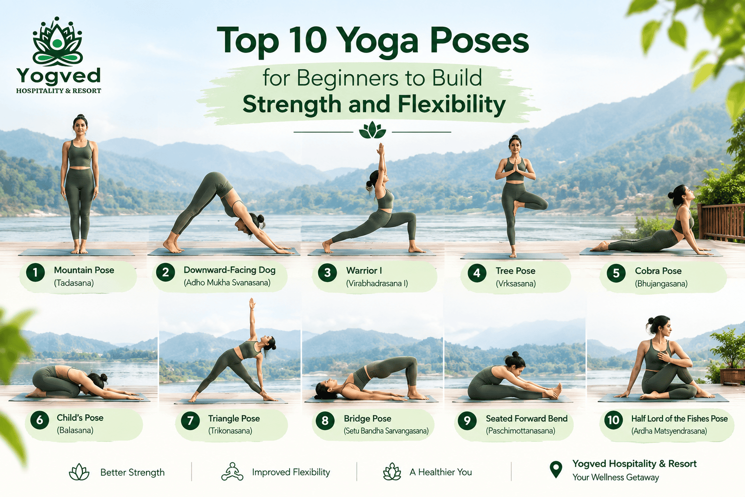 Top 10 Yoga Poses for Beginners to Build Strength and Flexibility
