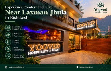 Experience Comfort and Luxury Near Laxman Jhula in Rishikesh generate image